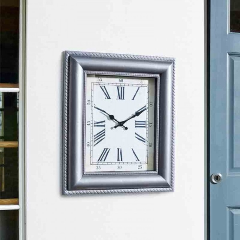 Large Quardrant Outdoor Wall Clock The Garden Factory - Large Rectangle Wall Clock