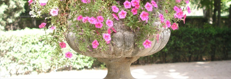Urns & Pedestals - Cast Iron & Stone