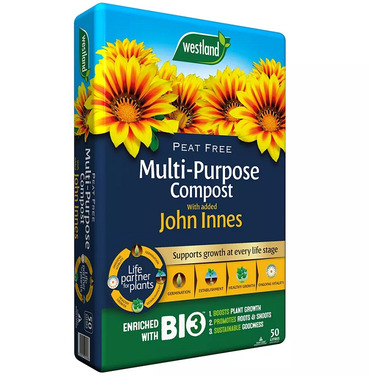 Multi Purpose Peat Free Compost with John Innes - 50lt