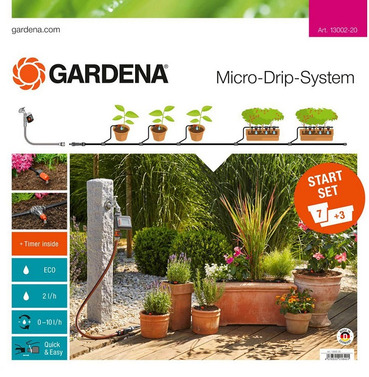Gardena Automatic Micro Drip System Flower Pot Watering System Set