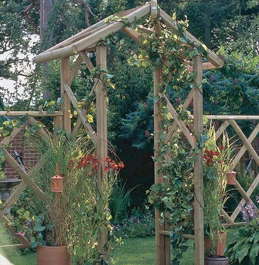 Garden Structures Wooden Arches The Factory - Round Wooden Garden Arch Garden Structures Wooden Arches The Factory - Round Wooden Garden Arch