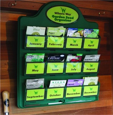 Garden Seed Organiser - Shed Tidy