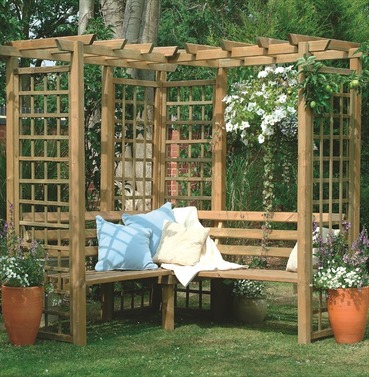 Sorrento Arbour by Forest Garden