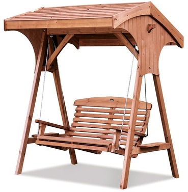 Roofed Apex Swing Seat - 2 Seater by AFK