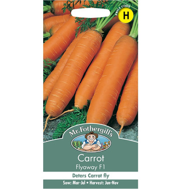 Carrot Flyaway F1 Packet Of Seeds - Mr Fothergills