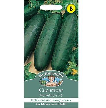 Cucumber Marketmore 76 Packet Of Seeds - Mr Fothergills