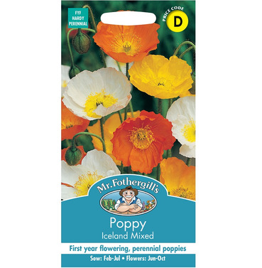 Poppy Iceland Mixed Packet Of Seeds - Mr Fothergills