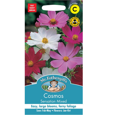 Cosmos Sensation Mixed Packet Of Seeds - Mr Fothergills