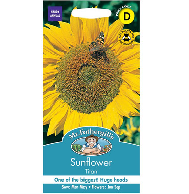 Sunflower Titan Packet Of Seeds - Mr Fothergills
