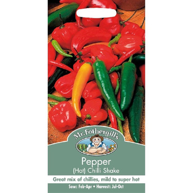 Pepper (Hot) Chilli Shake Packet of Seeds - Mr Fothergills