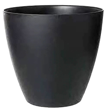 Basalt Black Stone Effect Planter Pot - Round - 53cm