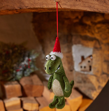 Dino the Green Dionosaurs Pendant Christmas Tree Decoration