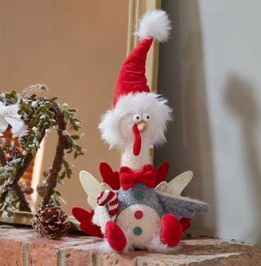 Giblet George the Turkey Plush Christmas Decoration 