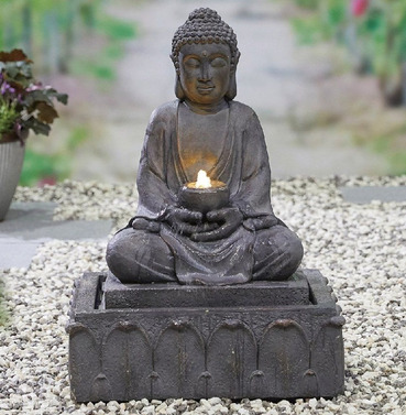 Serenity Budha LED Water Feature 