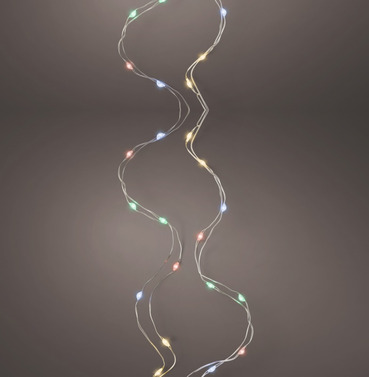 Micro 40 LED String Lights - 195cm - Multi-Coloured