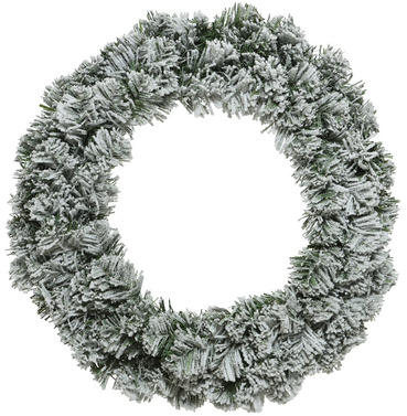 Christmas Imperial Snowy Artificial Wreath - 50cm