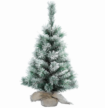 Vancouver Snowy Artificial Frosted Christmas Tree - 90cm