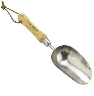 Stainless Steel Hand Potting Compost Scoop - Kent & Stowe