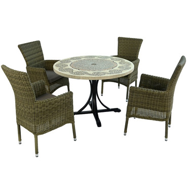 Avignon Dining Table with 4 Dorchester Chairs 