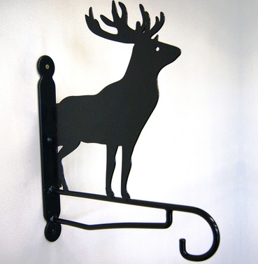 Stag Deer Design Hanging Basket Bracket