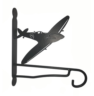 Spitfire Aeroplane Design Hanging Basket Bracket