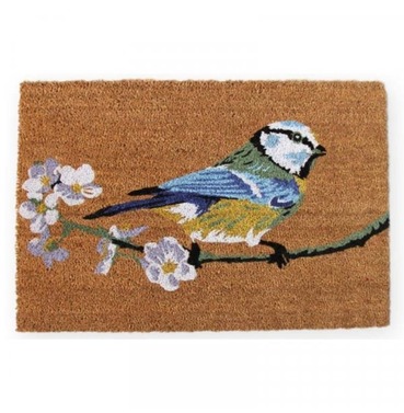 Blue Tit Coir Doormat - Extra Large - 60 x 90 cm