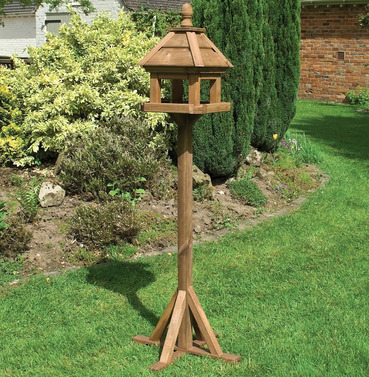 Lechlade Bird  Table - Wooden Bird Table and Stand