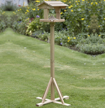 Everyday Garden Bird Table - Wooden Bird Table and Stand