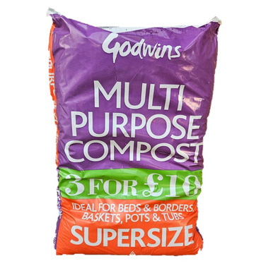 Godwins Multi-Purpose Compost 50L - 3 for £10 (or £8 Each)
