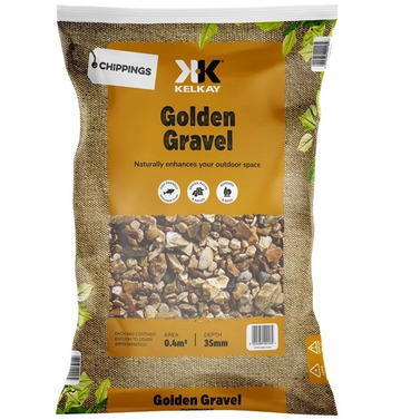 Decorative Aggregate Stone Chippings - Golden Gravel