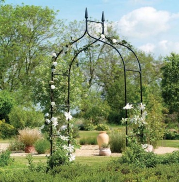 Gothic Metal Garden Arch From Gardman