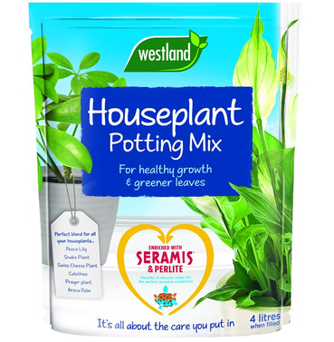 Indoor House Plant Potting On Compost Mix - 4 Litres Bag