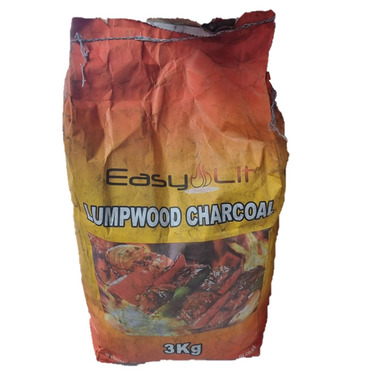 Lumpwood Charcoal Easy Lit BBQ Coal - 3kg Bag