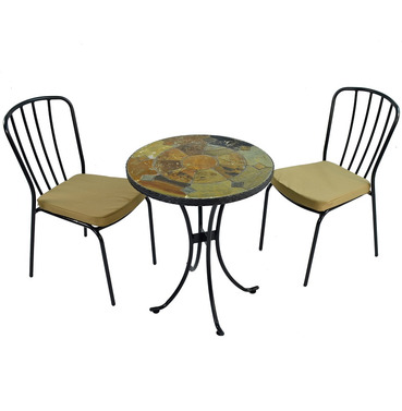 Ondara Bistro Table With 2 Milaga Chairs
