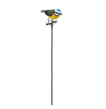 Blue Tit Metal Bird Stake