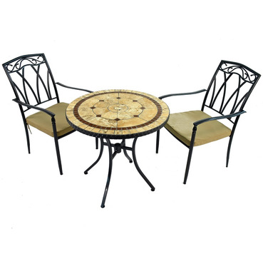 Richmond Bistro Table Set With 2 Ascot Chairs