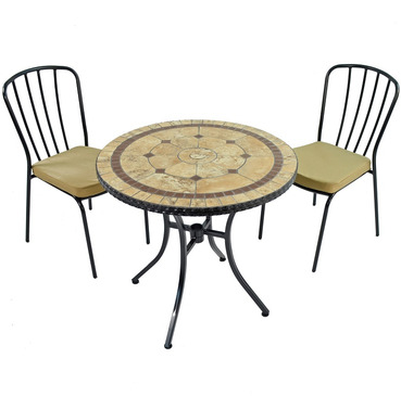 Richmond Bistro Table Set With 2 Milan Chairs