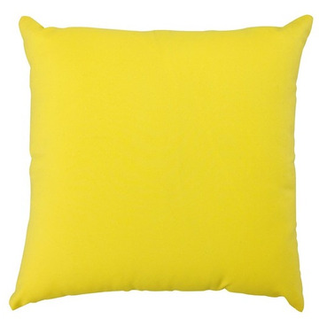 Garden Furniture Scatter Cushion in Yellow 18" x 18"