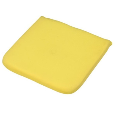 Garden Furniture Seat Cushion Pad in Yellow 40cm x 40cm