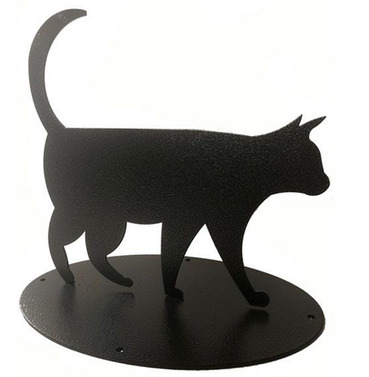 Cat Design Silhouette Wellington Boot or Shoe Scraper