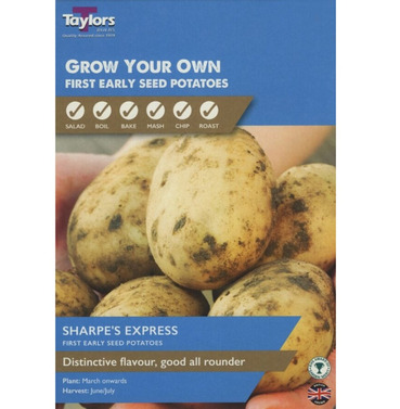 Seed Potatoes Sharpe`s Express First Early Taster Pack - 10 Pack