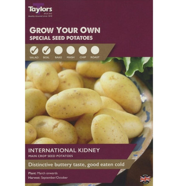 Seed Potatoes International Kidney Main Crop Taster Pack - 10 Pack