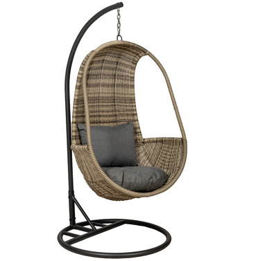 Wentworth Rattan Swing Seat Pod With Cushions