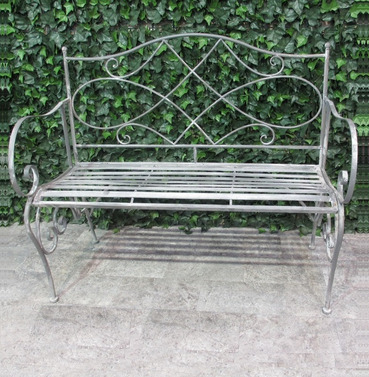 Westminster Garden Metal Bench - Ascalon