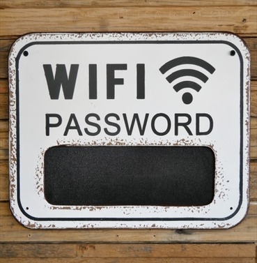Wifi Password Chalkboard Plague