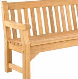 Roble Wooden Park Bench - 5ft 