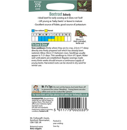 Beetroot Boltardy Packet Of Seeds - Mr Fothergills