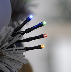 Festive 600 Multi Coloured LED Christmas String Lights