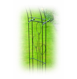 Flower Garden Rose Arch - Poppy Forge - 12mm Solid Bar Construction