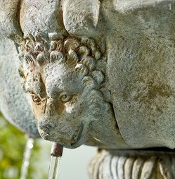 Lioness Fountain Water Feature - Lion Head Design